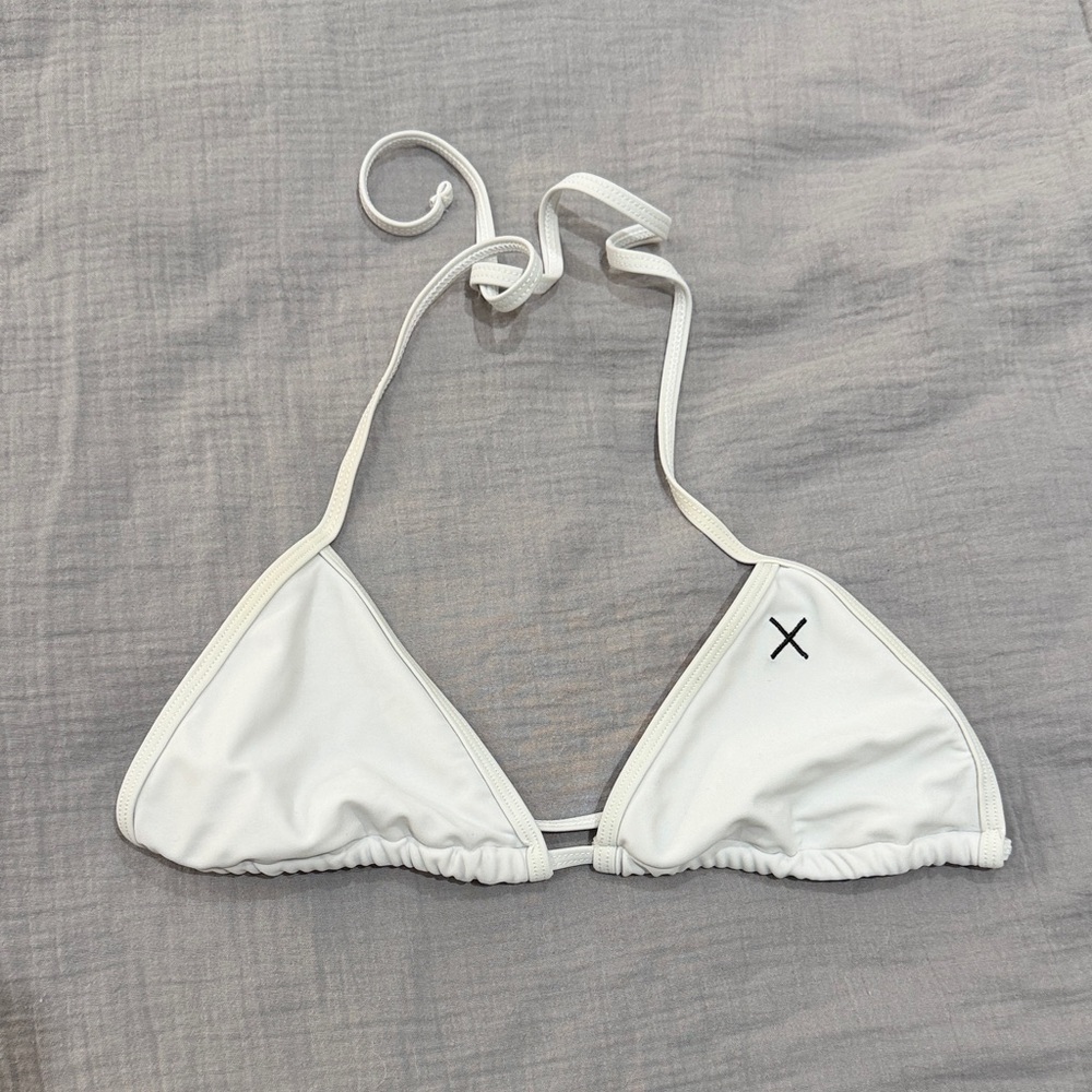 Boutine LA White Bikini Top